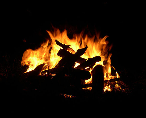 ... am Feuer